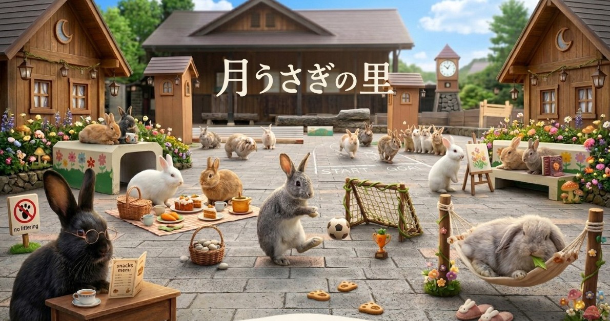 月うさぎの里 | うさぎが棲む里。